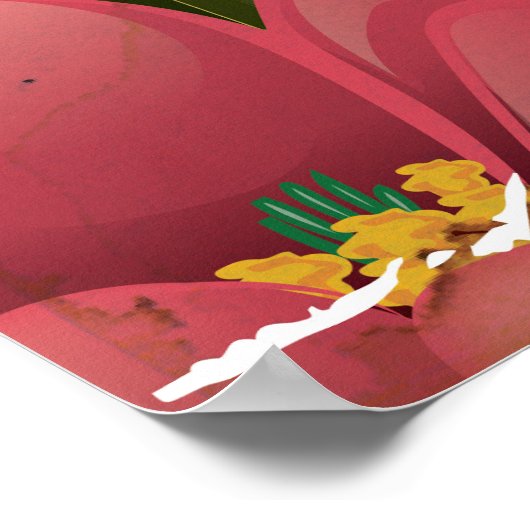 Mexico Vintage-poster. Poster (Hoek)