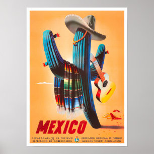 Mexico vintage-poster poster