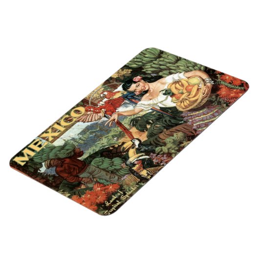 Mexico vintage reismagneet magneet (Linkerzijde)