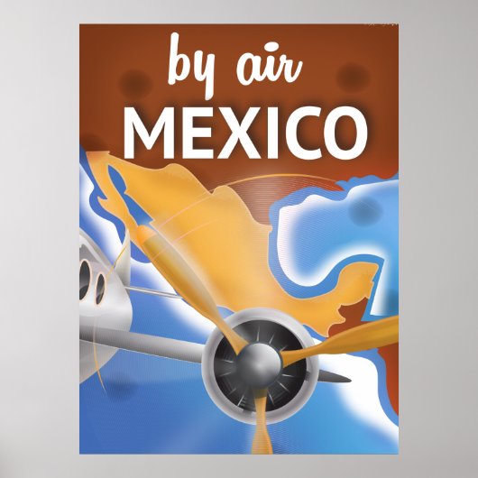 Mexico Vintage Reisposter Poster (Voorkant)