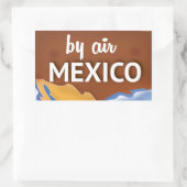 Mexico Vintage Reisposter Rechthoekige Sticker (Tas)