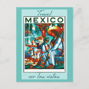 Mexico Vintage Travel Briefkaart
