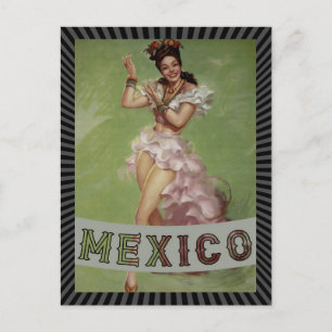 Mexico Vintage Travel Briefkaart