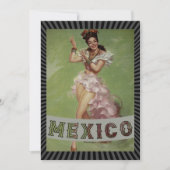 Mexico Vintage Travel Briefkaart (Voorkant)