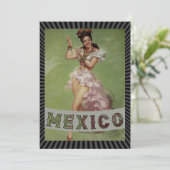 Mexico Vintage Travel Briefkaart (Staand voorkant)