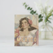 Mexico vintage Travel briefkaart (Staand voorkant)