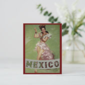 Mexico Vintage Travel Briefkaart (Staand voorkant)