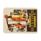 Mexico Vintage Travel Magnet Magneet (Horizontaal)