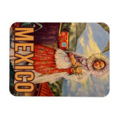 Mexico Vintage Travel Magnet Magneet (Horizontaal)