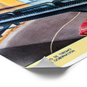 Mexico Vintage Travel Poster teruggezet (Hoek)