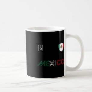 Mexico Vlag 14 Mexicaanse Voetbalfan Mannen Vrouwe Koffiemok