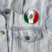 Mexico vlag 2.0 ronde button 5,7 cm (In situ)