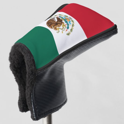 Mexico Vlag, Bandera de Mexicaanse Republiek Golfheadcover (3/4 voorkant)