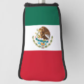 Mexico Vlag, Bandera de Mexicaanse Republiek Golfheadcover (Draai 90)