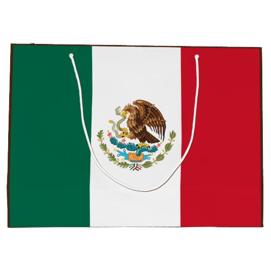 Mexico Vlag, Bandera de Mexicaanse Republiek Groot Cadeauzakje (Achterkant)