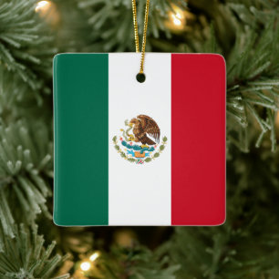 Mexico Vlag, Bandera de Mexicaanse Republiek Keramisch Ornament