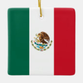 Mexico Vlag, Bandera de Mexicaanse Republiek Keramisch Ornament (Voorkant)