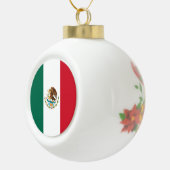 Mexico Vlag, Bandera de Mexicaanse Republiek Keramische Bal Ornament (Rechts)