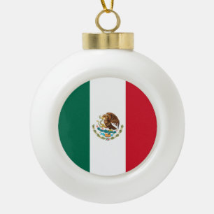 Mexico Vlag, Bandera de Mexicaanse Republiek Keramische Bal Ornament
