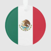 Mexico Vlag, Bandera de Mexicaanse Republiek Ornament (achterkant)