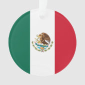 Mexico Vlag, Bandera de Mexicaanse Republiek Ornament (voorkant)