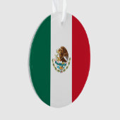 Mexico Vlag, Bandera de Mexicaanse Republiek Ornament (voorkant)
