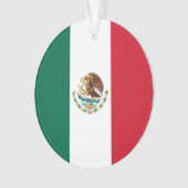 Mexico Vlag, Bandera de Mexicaanse Republiek Ornament (voorkant)