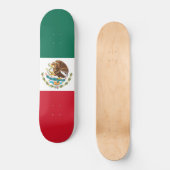 Mexico Vlag, Bandera de Mexicaanse Republiek Persoonlijk Skateboard (Voorkant)