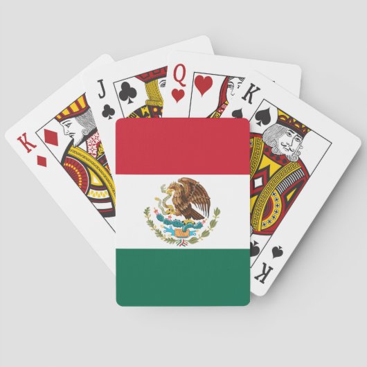 Mexico Vlag, Bandera de Mexicaanse Republiek Pokerkaarten (Achterkant)
