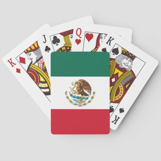 Mexico Vlag, Bandera de Mexicaanse Republiek Pokerkaarten (Achterkant)