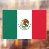 Mexico Vlag, Bandera de Mexicaanse Republiek Raamsticker (Vel 2)