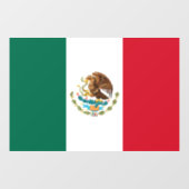 Mexico Vlag, Bandera de Mexicaanse Republiek Raamsticker (Vel)