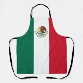 Mexico Vlag, Bandera de Mexicaanse Republiek Schort (Voorkant)