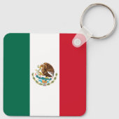Mexico Vlag, Bandera de Mexicaanse Republiek Sleutelhanger (Achterkant)