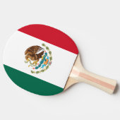 Mexico Vlag, Bandera de Mexicaanse Republiek Tafeltennisbatje (Zijkant)