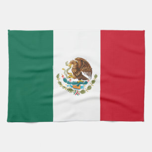 Mexico Vlag, Bandera de Mexicaanse Republiek Theedoek