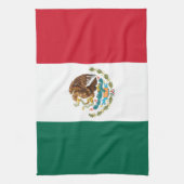 Mexico Vlag, Bandera de Mexicaanse Republiek Theedoek (Verticaal)