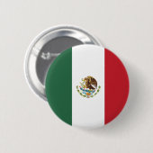 Mexico Vlag Cirkel Ronde Button 5,7 Cm (Voorkant /achterkant)