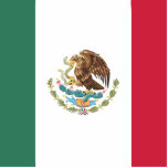 Mexico-vlag Emblem Staand Fotobeeldje<br><div class="desc">Mexico Patriottic Home Gift Design. Mexicaans landsgebaar Souvenir. National Politics Mark Cadeau. Homeland Symbol Presentatie.</div>