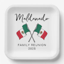Mexico Vlag Familie Reünie 