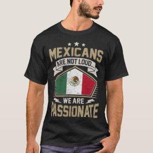 Mexico Vlag Gepassioneerde Mexicanen Meisjes & Vro T-shirt