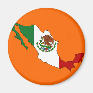 Mexico vlag kaart magneet