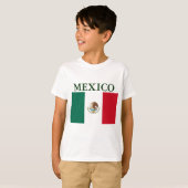 Mexico Vlag Kinder T-shirt (Voorkant volledig)