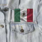 Mexico Vlag Knop Button (Insitu)