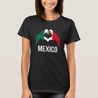 Mexico Vlag Liefde Mexico 4 T-shirt
