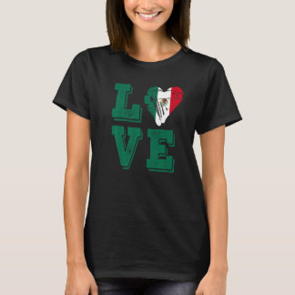 Mexico Vlag Liefde Mexico T-shirt