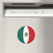 Mexico Vlag magneet (Insitu (Vaatwasser))