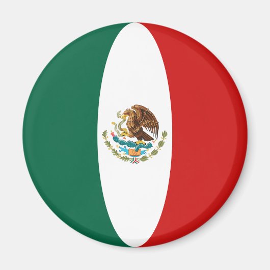 Mexico Vlag magneet (Voorkant)