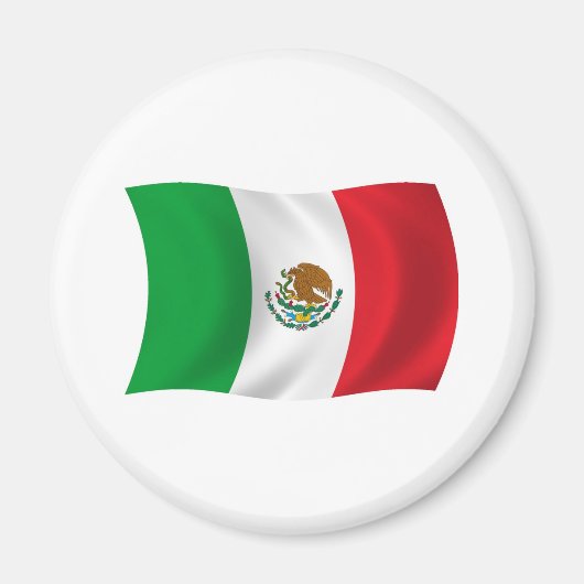 Mexico Vlag Magneet (Voorkant)