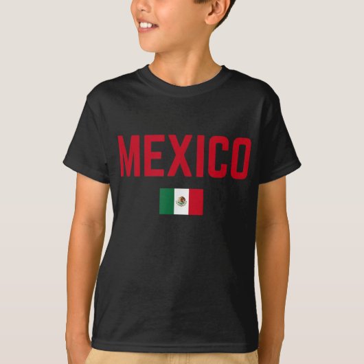 MEXICO Vlag Mannen Kind MEXICO T-shirt (Voorkant)